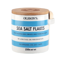 Sea Salt Flakes Stone Jar 250g