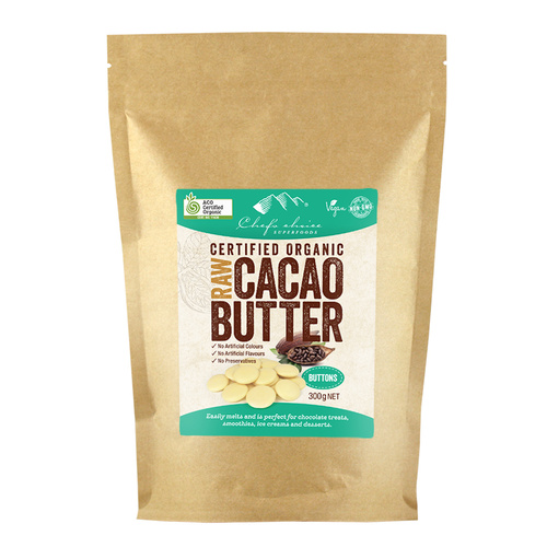 Cacao Butter Raw Organic 300gm